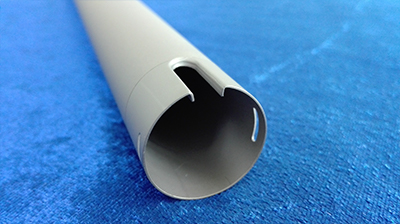 Grinding thin-walled iron pipe and Parkerizing